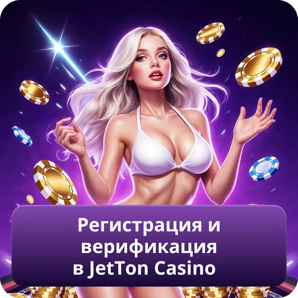 Регистрация и верификация в JetTon Casino